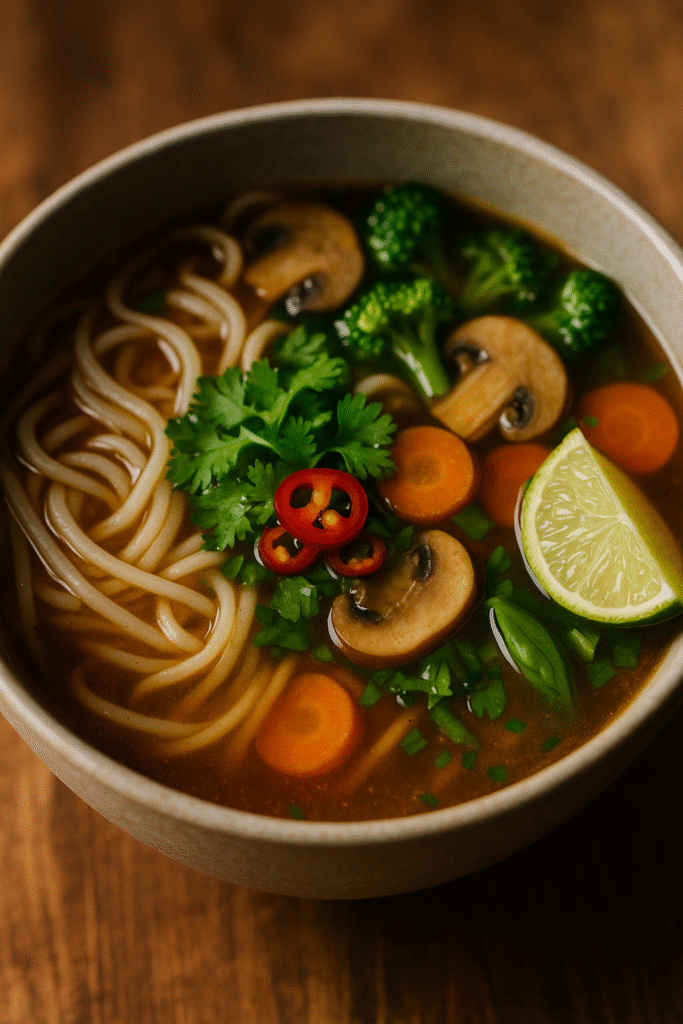 Pho Opskrift Vegetar: Vietnamesisk Nudel Suppe på Kun 30 Minutter